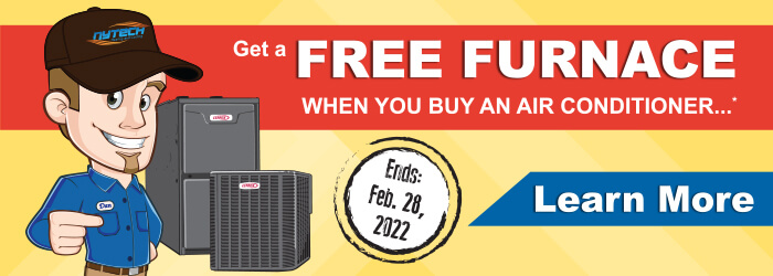 Get a free furnace when you purchase an air conditioner from Nytech Heating and Cooling in Parker CO.