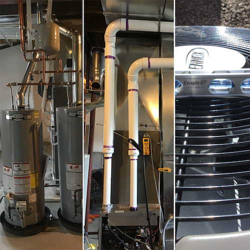 Lennox Air Conditioner & Furnace + AO Smith Water Heater Install – Turquoise Terrace Place in Castle Pines